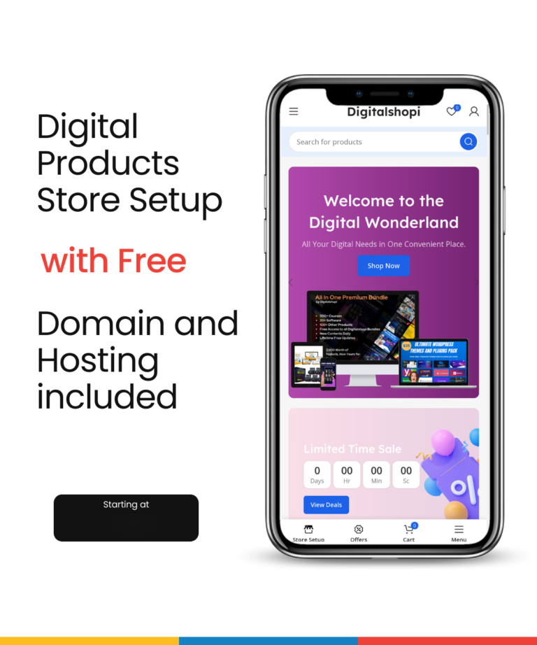 Digital Product Store Setup